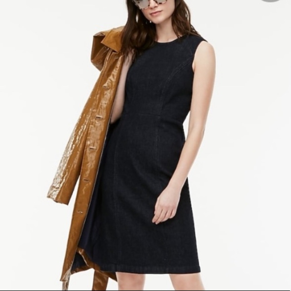 J. Crew ✨ Denim Dress - Picture 1 of 8